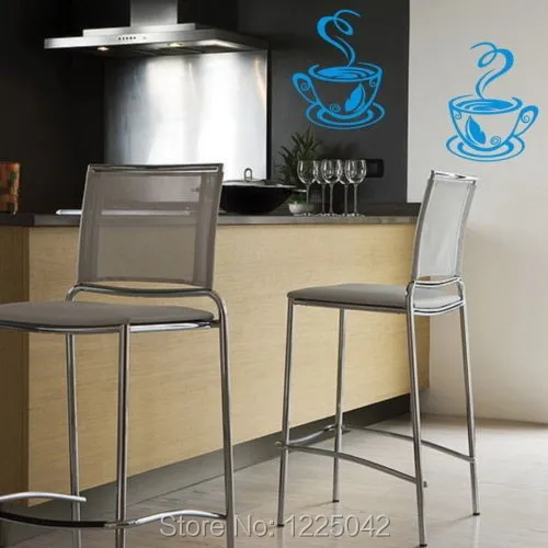 free shipping 2 cups of coffee & tea Kitchen Wall Sticker Vinyl Mural Decal Art Wall Paper Home Decor free shipping 2 cups of coffee & tea Kitchen Wall Sticker Vinyl Mural Decal Art Wall Paper Home Decor