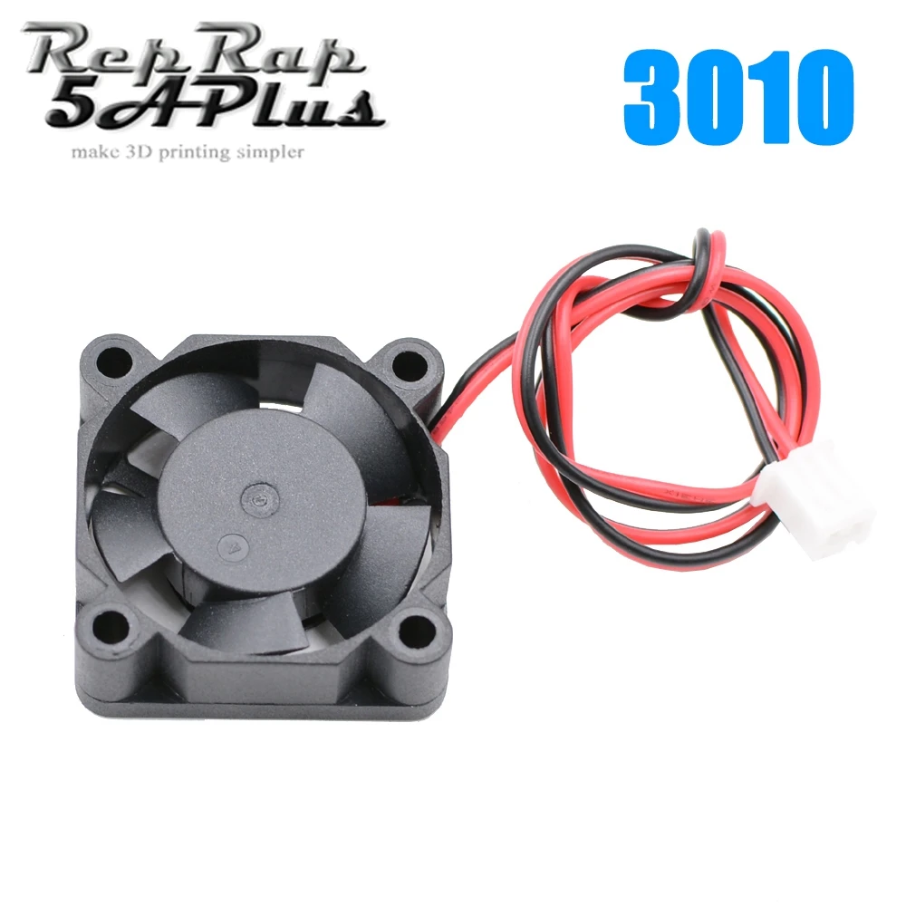 12V/24V Radiator 3010 Fan 30*30*10mm 3010h Brushless DC Small Fan Cooling Extruder 2 Wire 3D