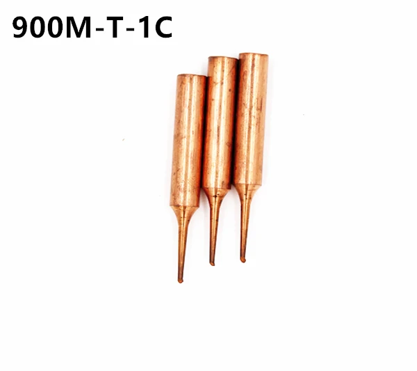 3 шт 900M-T-1C диамагнитный медный паяльник наконечник бессвинцовый паяльник 933.376.907.913.951, 898D, 852D+ паяльная станция