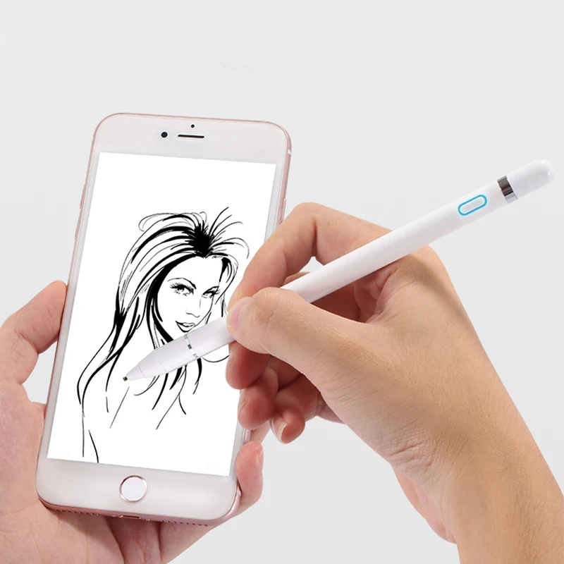 Активный емкостный стилус для iPad Mini iPhone ручка карандаш сенсорного экрана Android