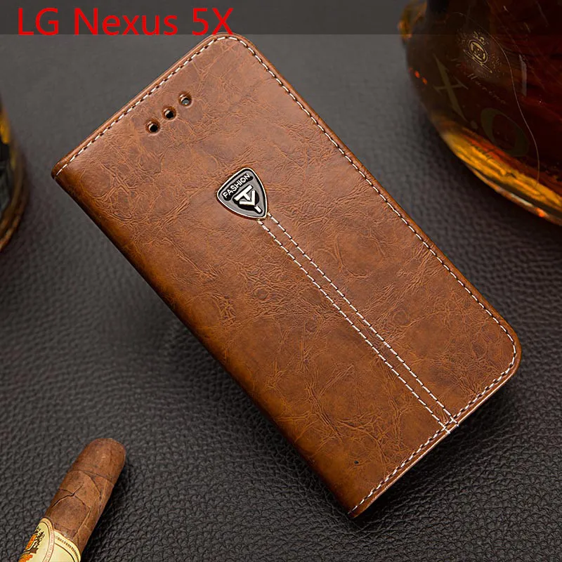 

EFFLE Luxury Leather Wallet Stand Flip Case Cover For LG / Google Nexus 5X Phone Cases with Card Slot Bag For LG Nexus 5X