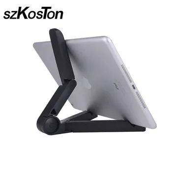 

Tablet Desktop Phone Holder Stand For iPhone iPad Samsung Less 10 inch devices Foldable Adjustable angle Mount Bracket For iPad