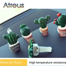 Автомобильный Кондиционер Вентиляционный парфюм зажим Смола кактус для Toyota Corolla Seat Leon Jeep Skoda Fabia Rapid Renault Duster Audi