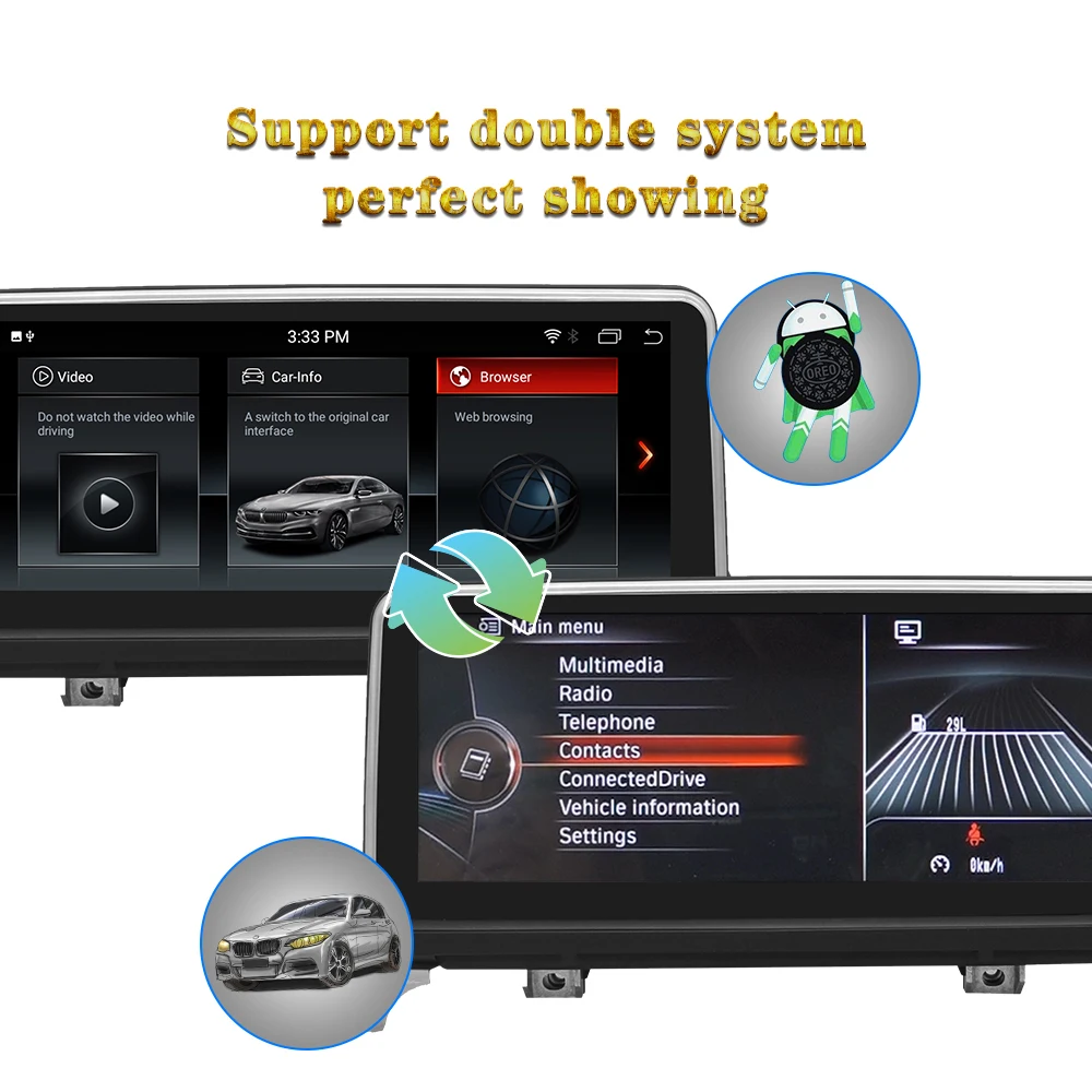 Cheap android 8.1 dvd player For BMW X5 Series E70 E71 2008-2013 years CCC CIC system auto radio gps navigation multimedia 2