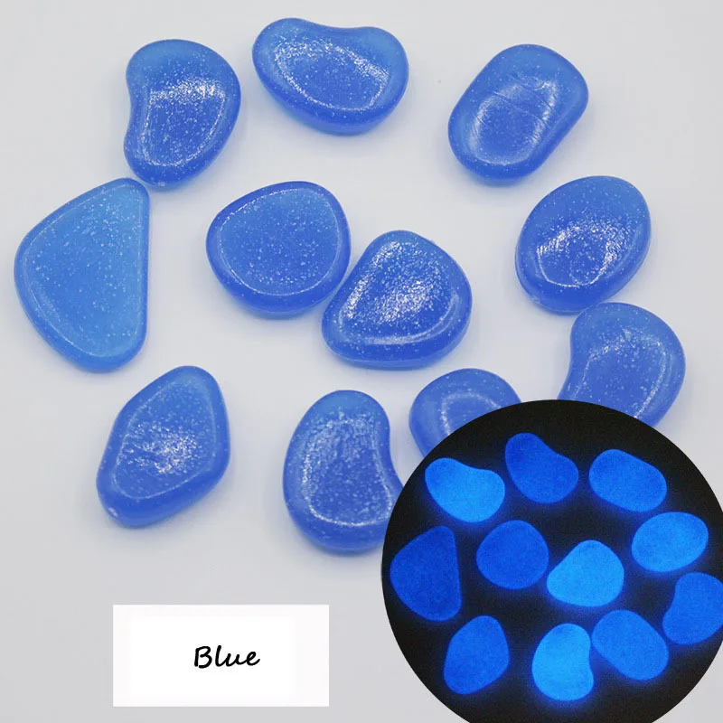 6000 Stück Leuchtende Steine 3-5mm - Bunte Fluoreszierende Dekosteine Für Garten & Aquarium