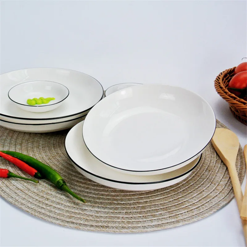 Ceramic Plate Bowl Set (6)