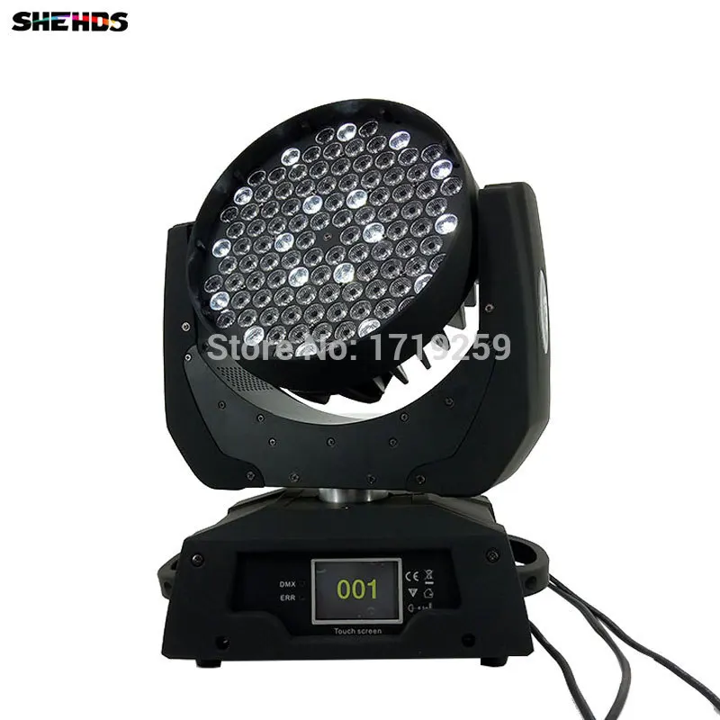 2 шт./лот LED Moving Head Light 108X3W RGBW сценическое освещение DJ Disco DMX Звук профессиональный