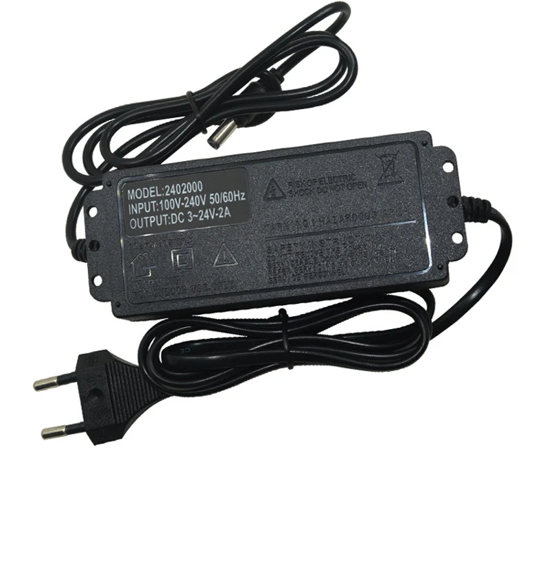 

AC/DC Adjustable Power Adapter Supply Display 9-24V 3A Speed Control Volt For DC Motor Light Dimmer 118*50*31mm 2PCS/Lot