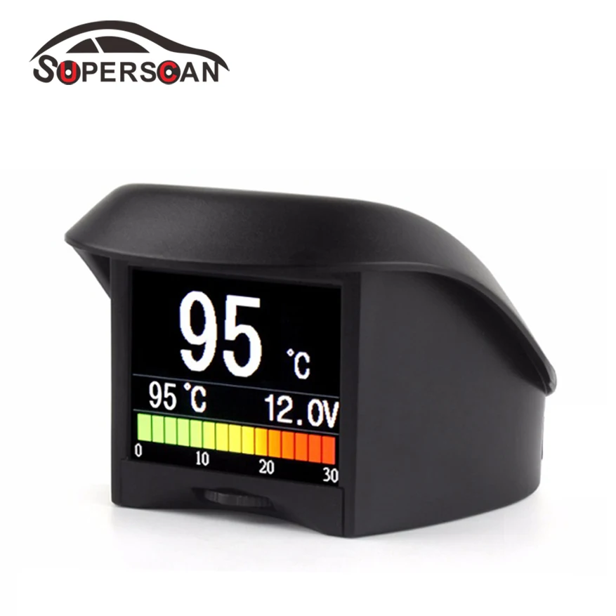 Car OBD Smart Display Speed Meter Gauge Water Temperature Fuel