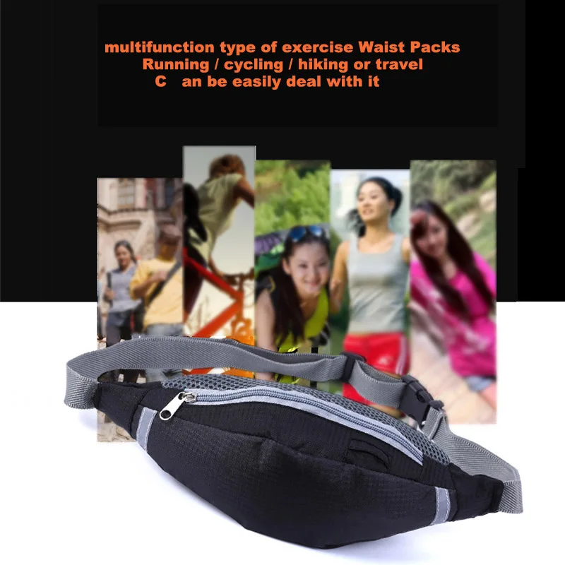 

New Sport Waist Bag Outdoor Packs Unisex Travel Sport Satchel Running Wallet Mobile Phone Pouch Multifunctional Fanny Bag