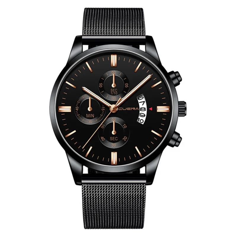 

Mens watches top brand luxury Fashion Military Stainless Steel Analog Date Sport business Quartz Wrist Watch relogio masculino