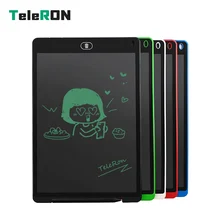 ЖК-дисплей планшет для письма Digital 12 дюймовый вытяжной для рукописного ввода на планшете колодки Портативный электронный планшет ультра-тонкая панель подарок для детей
