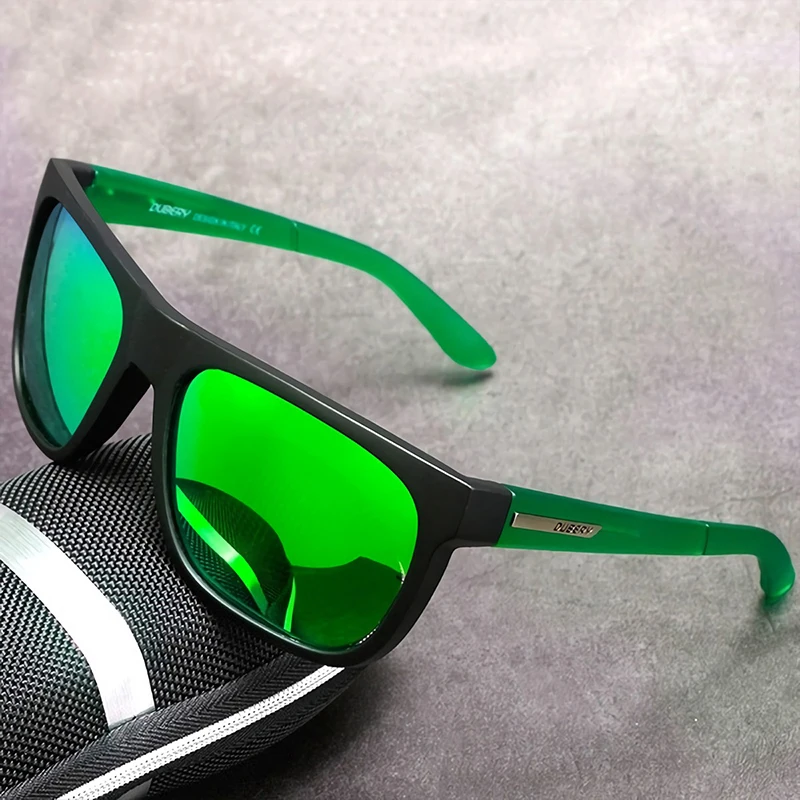 

DUBERY Summer new style Polarized Sunglasses Men Driver Shades Male Sun Glasses For Men Summer Mirror Square Oculos UV400 KD30