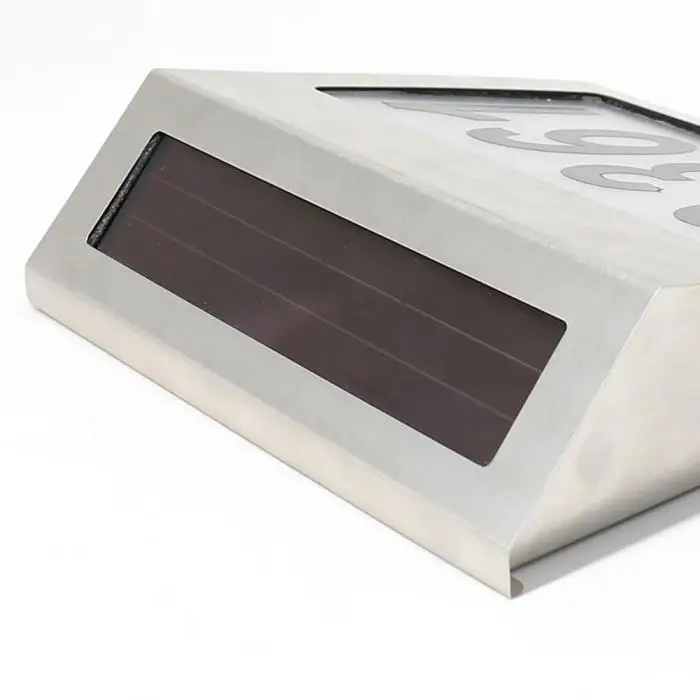 Lâmpada de Parede ao ar Energia Solar Leds Iluminação Doorplate Livre Casa Números 88 Wwo66 Luz 3 6 Lâmpadas solares