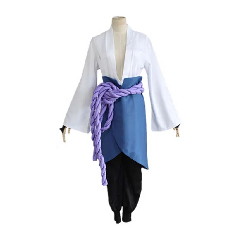 Cosplay&ware Uchiha Sasuke Cosplay Costume Anime Haruto Shippuden Third Generation Clothes Halloween Party & Pants Waist Rope -Zentai shop online HTB1WpCIclOD3KVjSZFFq6An9pXa7.jpg