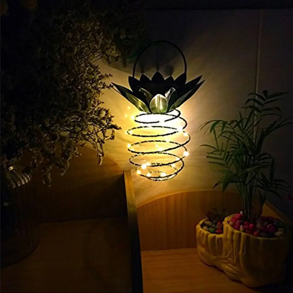 2 шт. Солнечный садовый светильник LED медный провод ананас Haning огни