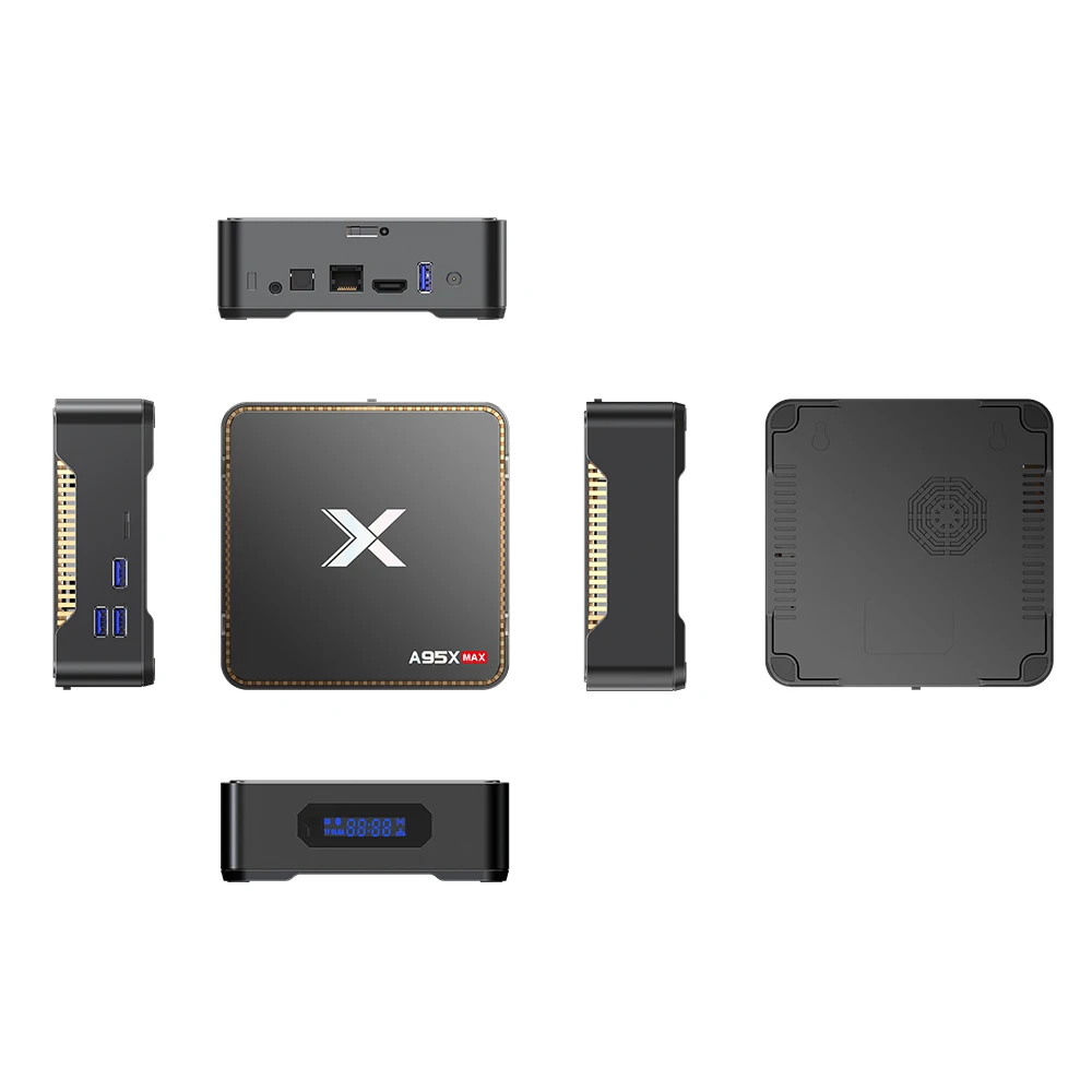 4 к новая версия ТВ коробка A95X MAX Amlogic S905 Android 8,1 Гб 64 Bluetooth 4,2 USB 2,0 3,2 HDMI 2,1 с дистанционное управление
