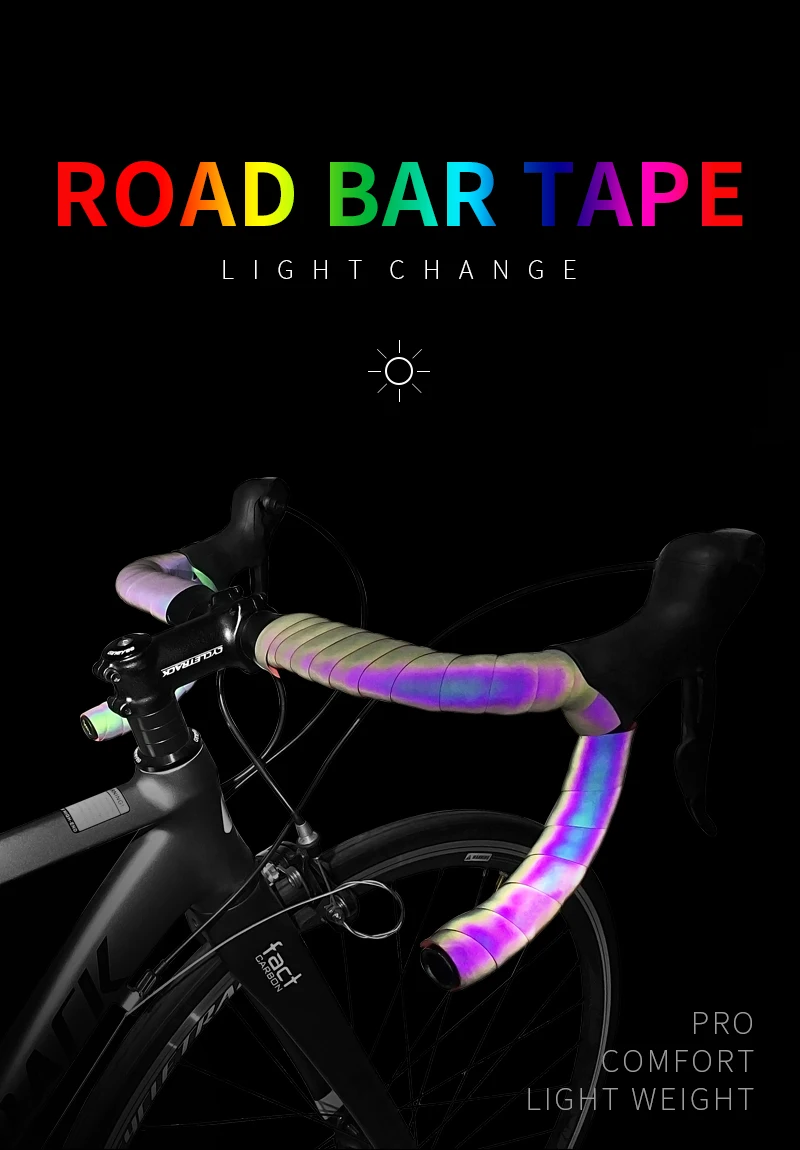 Велосипедная лента для руля, светоотражающая лента для руля велосипеда, светильник, весовая лента, дорожная лента для велосипеда, обёрточная лента из искусственной кожи EVA, аксессуары