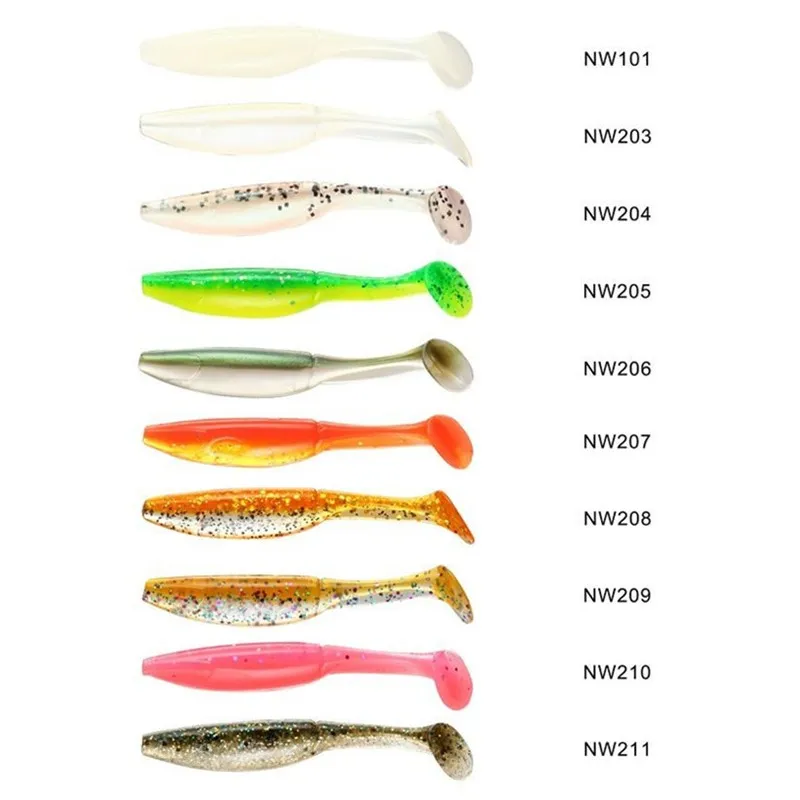 NBLS8019-Free-shipping-12-5cm-15g-4pcs-Bag-NOEBY-T-tail-Soft-Plastic-Fishing-Lure-Silicone