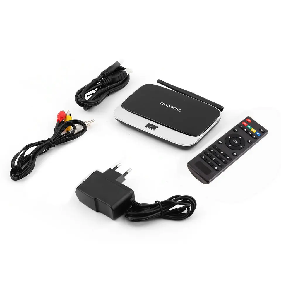 

Android TV Box Quad Core Media Player CS918 RK3188 for Android 4.4.2 HDMI WiFi 1080P 2GB 8GB EU Plug Promotion