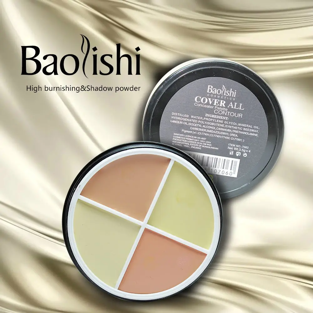 

baolishi Waterproof Matte Bronzer Highlighter Brightening Concealer Powder Markers for Face Palette best brand makeup
