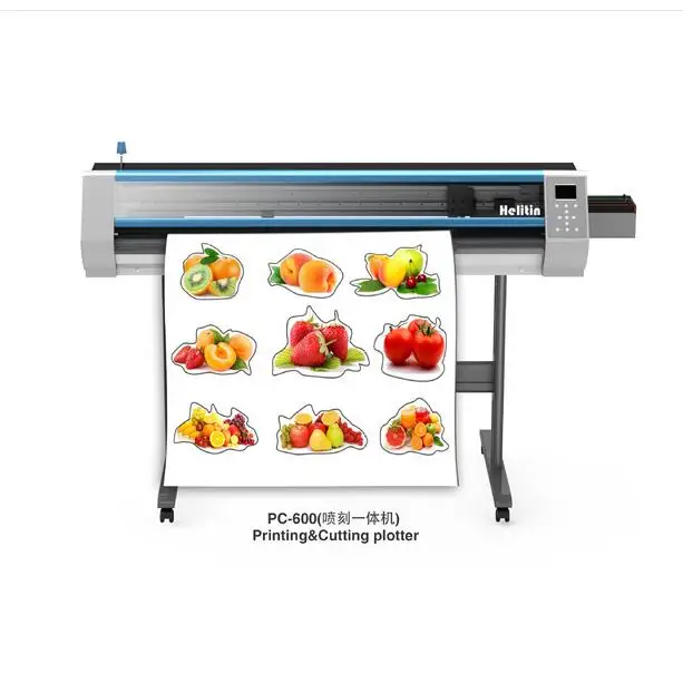 

Outdoor stickers printing and cutter eco solvent plotter with dx7 head
