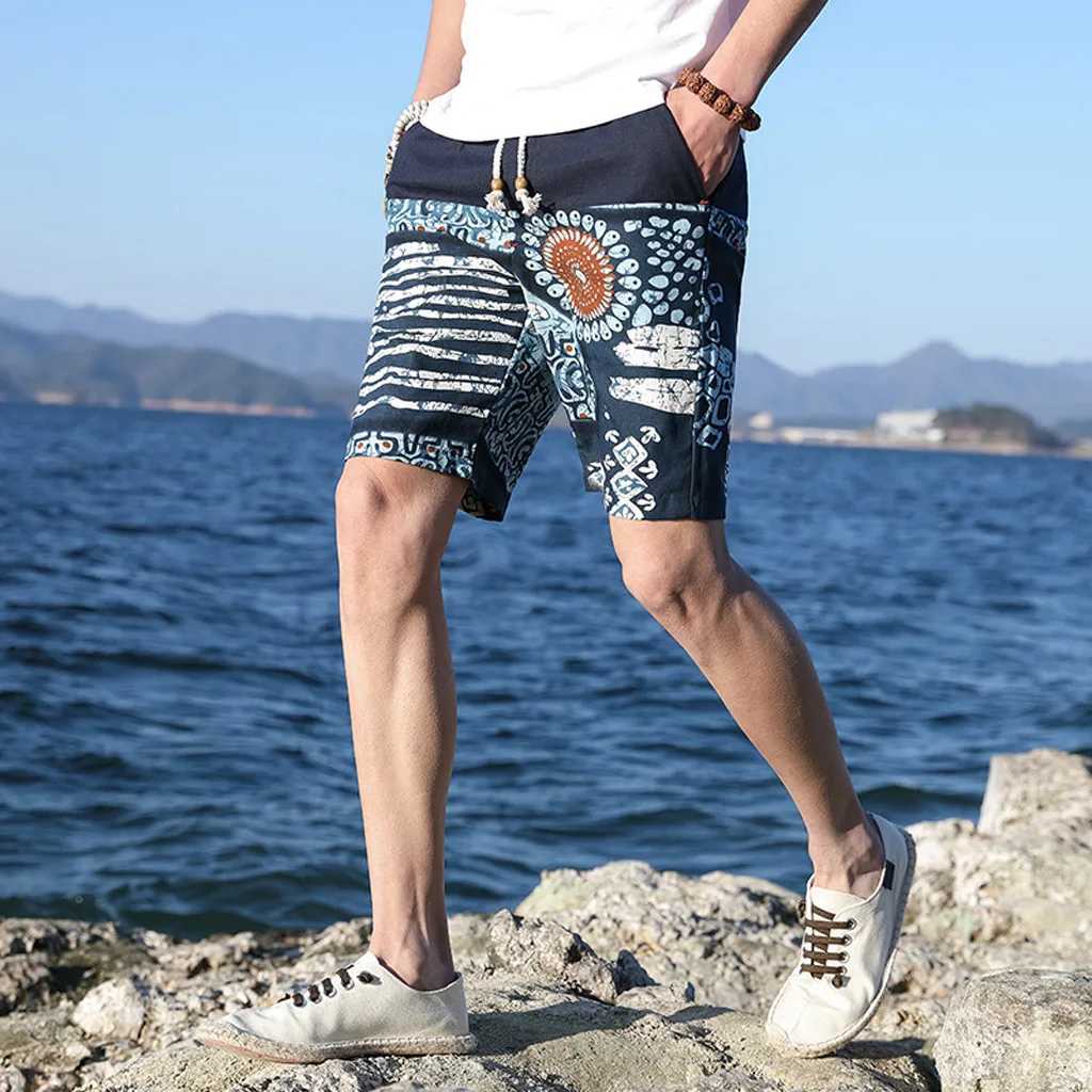 KLV Men Beach Shorts Brand Quick Drying Short Pants Casual Clothing ...