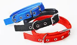 Hot Sale Double Thick Nylon Deluxe padded Dog Collar Adjustable Pet Collar With Comfort Foam Cotton for Small and Big Dogs Hot Sale Double Thick Nylon Deluxe padded Dog Collar Adjustable Pet Collar With Comfort Foam Cotton for Small and Big Dogs
