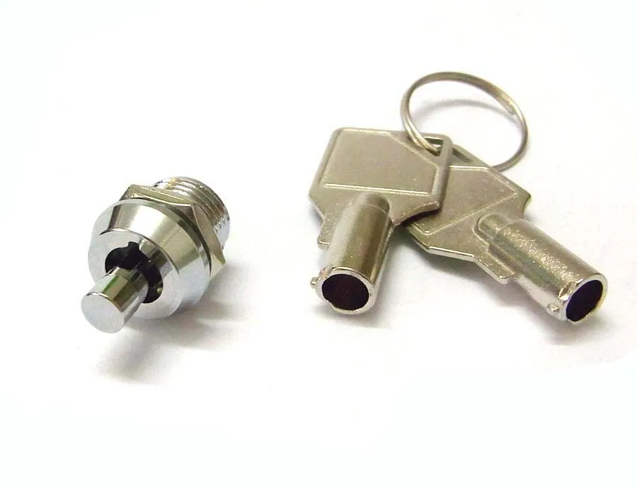 Zinc Alloy M12 Small Push Lock LED Advertisement lamp box lock Ipad