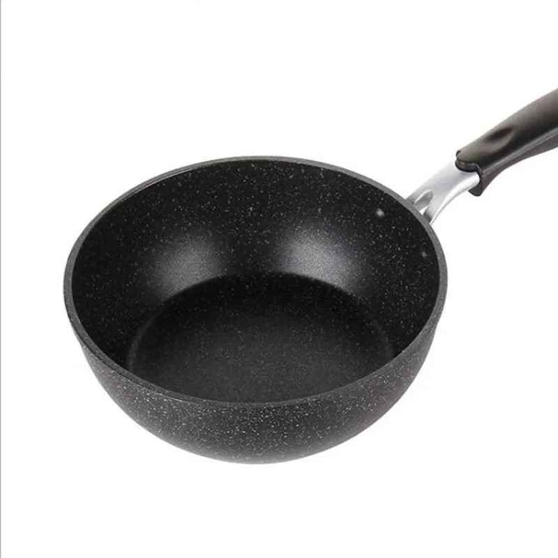 Siomone Source 20CM Maifan Stone Wok Non stick Pan Frying Pans Soup Pot
