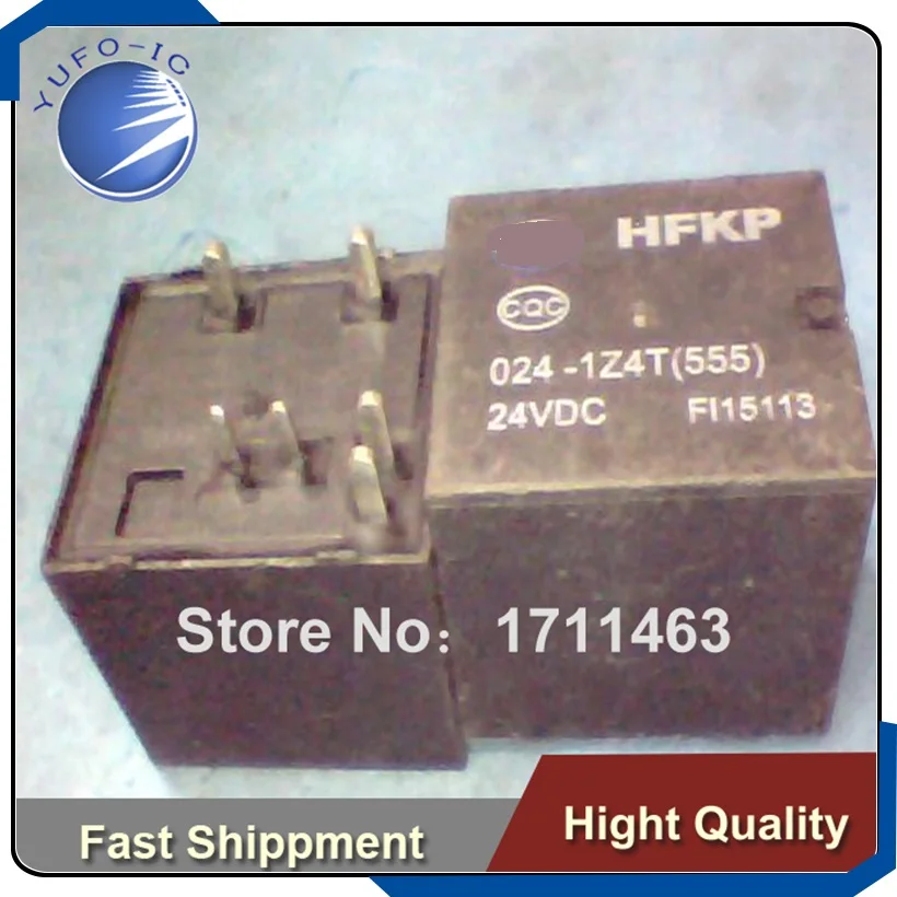 Реле HFKP 024-1Z4T (555) 24VDC 4119-1C-6P-11MM-24V YF0923 бесплатная доставка 10 шт. | Обустройство дома