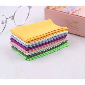 

COLOUR_MAX 5Pcs Soft Chamois Glasses Cleaner Eyeglasses Microfiber Clean Cloth for Lens Phone Screen Cleaning Wipes