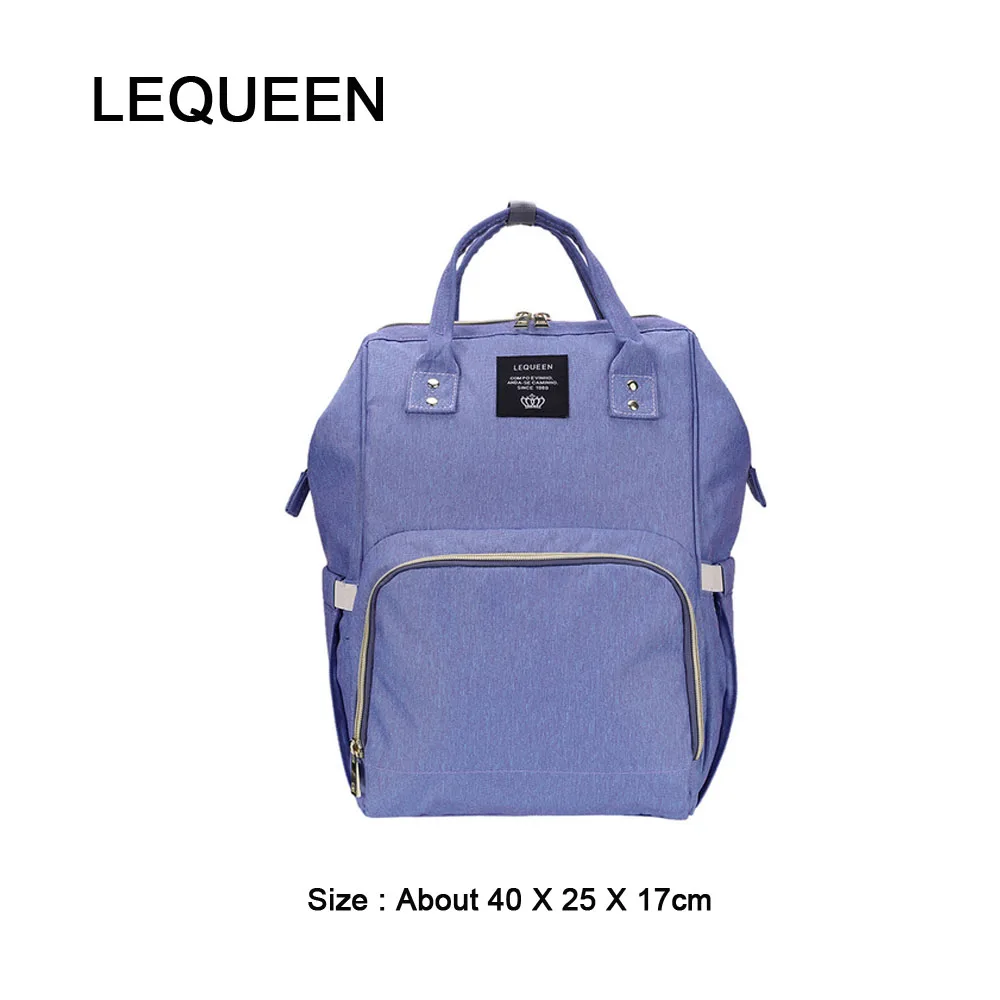 LEQUEEN, 42 стиля, сумка для подгузников для мам, сумка для подгузников для мам, Большая вместительная детская сумка, дорожный рюкзак для ухода за ребенком, bolsa maternidade - Цвет: 251868.07