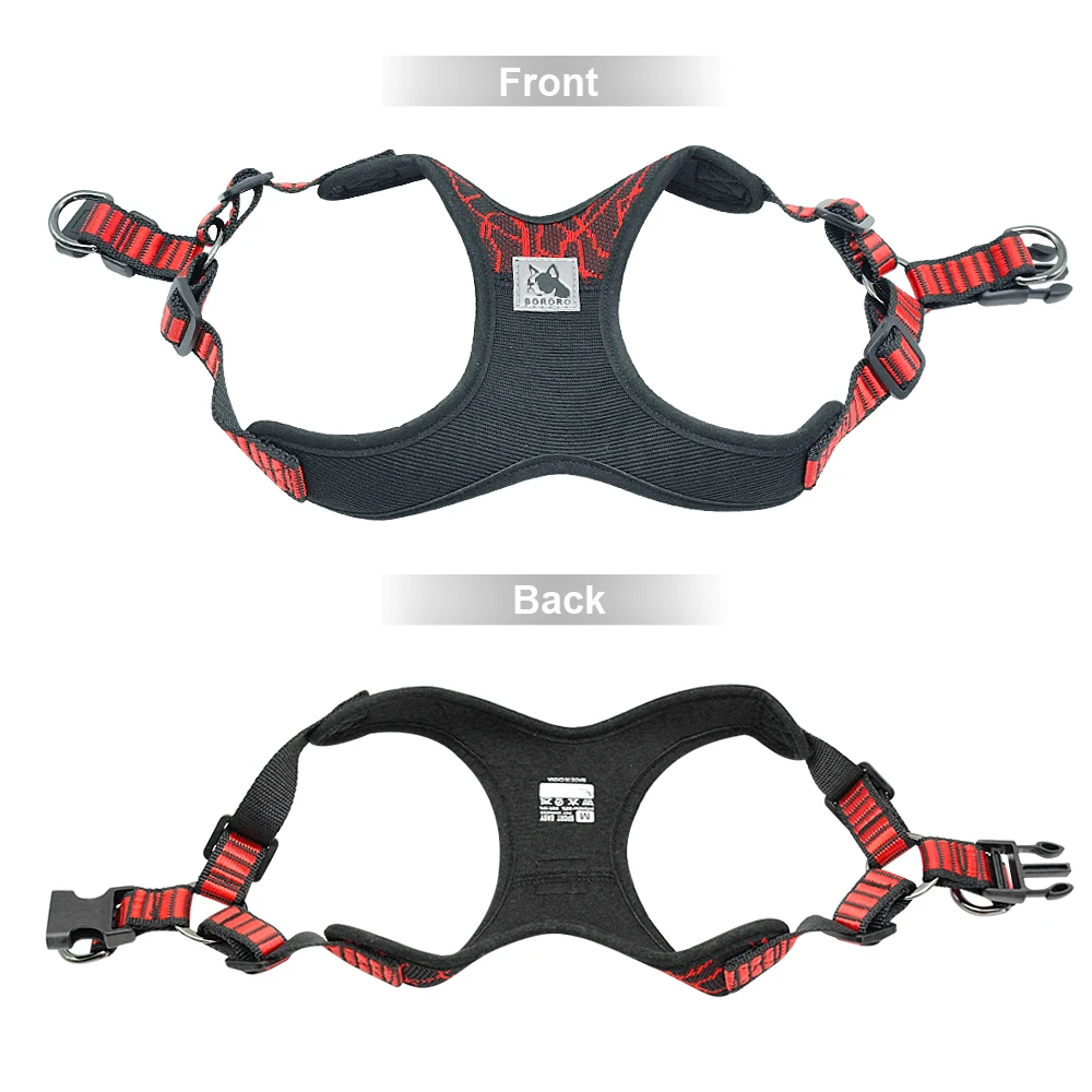 No-pull Sport Reflective Dog Harness For Medium Large Dogs Pitbull Bulldog Outdoor Dog Training Walking Harnesses Safety Vest