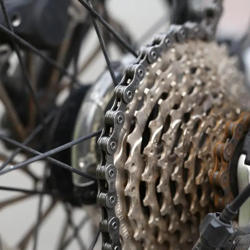 9/27 скоростная цепь для горного велосипеда, гибридная, антикоррозийная, 116 звеньев, переключающаяся цепь свободного хода для MTB велосипедная цепь 210x65x10 мм