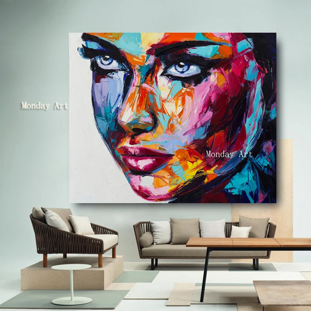 GG Embelish-Large-Size-Fantasy-Woman-Face-HD-Print-Canvas-Oil-Paintings-Modern-Wall-Art-Posters-For (3)