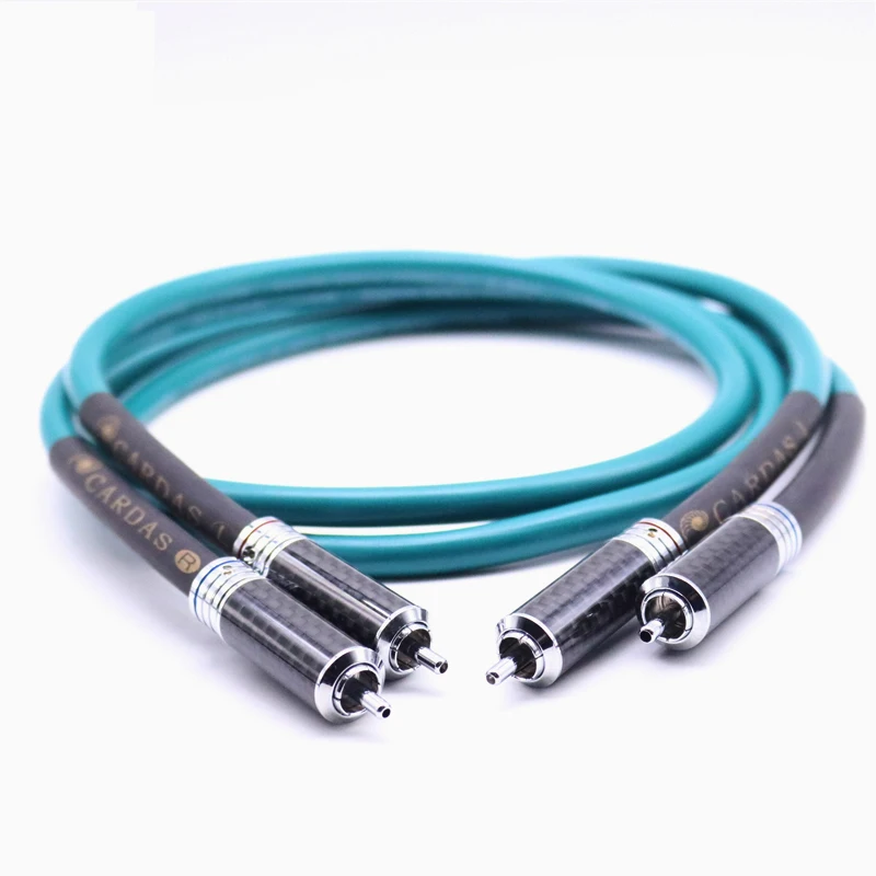 Hi Fi RCA разъем из углеродного волокна крестообразный Интерконнектор аудио кабель