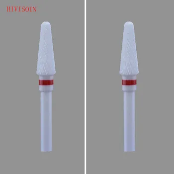 

2Pcs/Lot White Zirconia Ceramic Dental Lab Burs - Conical Shape - Cross Cut XF(0705.040)