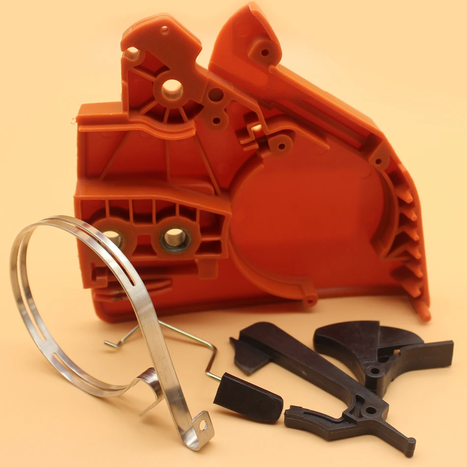 Sprocket Clutch Cover Brake Band Throttle Trigger Kit For HUSQVARNA 136