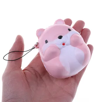 

New Cute 8CM Hamster Mouse Soft Squeeze Scented Stretchy Toy Gift Pendant