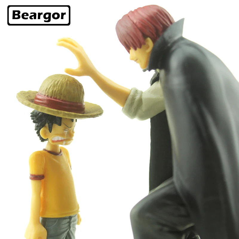 5 &quotone piece Аниме ребенок Обезьяна D Луффи и Shanks рыжие DS ver. Штучной упаковке 13 см ПВХ