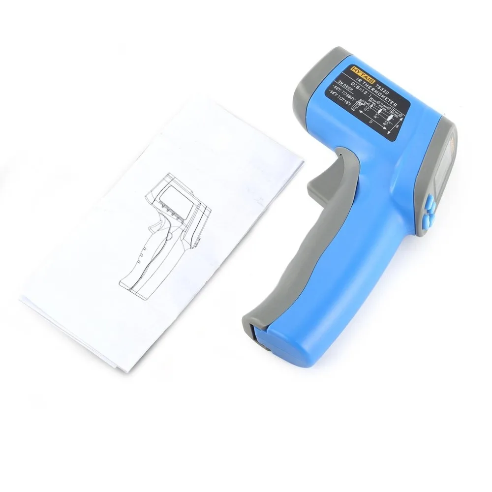 HYTAIS TS320 Digital Infrared Temperature Gun Handheld Thermometer Non-Contact IR Thermal Laser Point with LCD Backlight