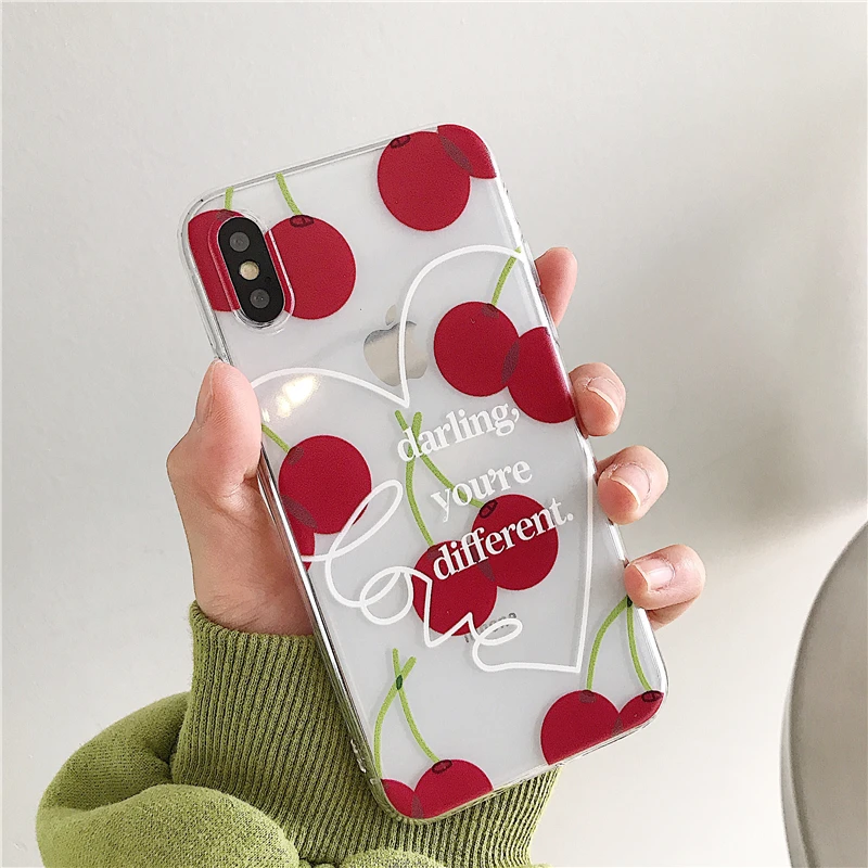 Прозрачный чехол для iPhone X XS Max XR 8 7 6 6S Plus|Бамперы| |