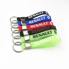 Силиконовый логотип эмблема значок автомобиль брелок для Renault Megane 2 3 тряпкой Logan Clio Лагуна 2 Аксессуары для захвата