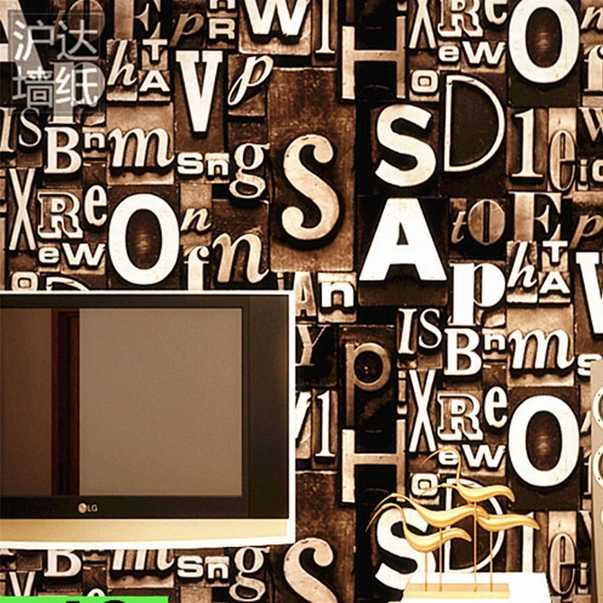خلفيات 3d خمر الرجعية التشطيب إلكتروني شريط و حانة جدار خلفية Wallpaper 3d Wall Wallpapervintage Wallpapers 3d Aliexpress