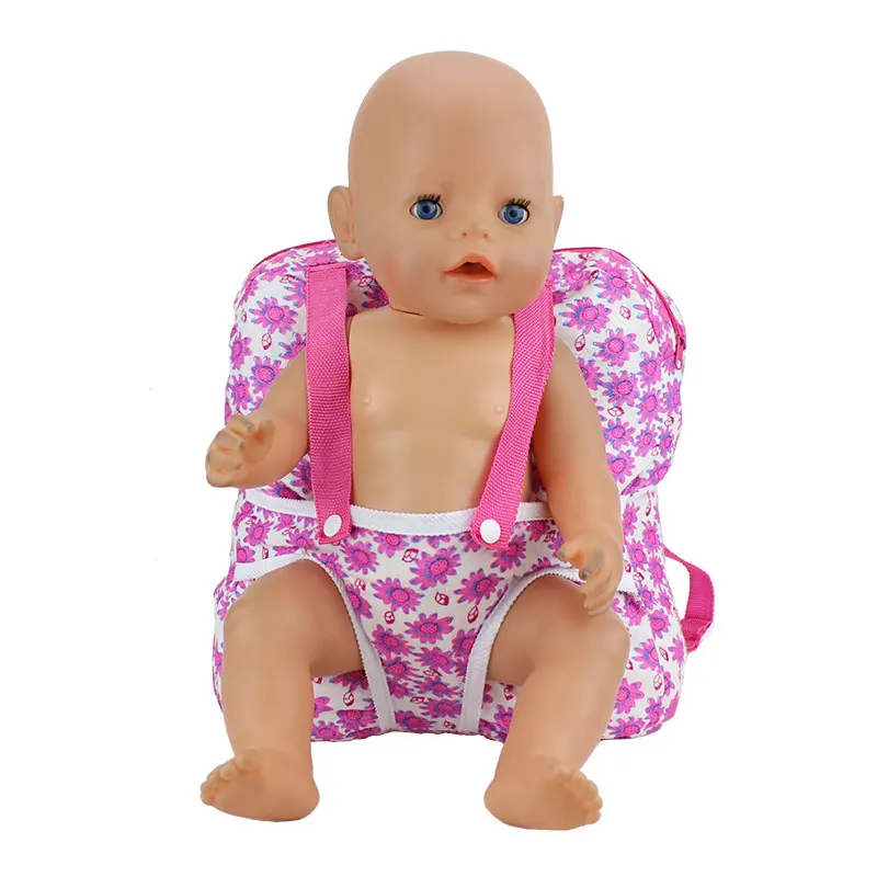 Outgoing Packets Outdoor Carrying font b Doll b font Backpack Suitable for Carrying 43cm Baby Born