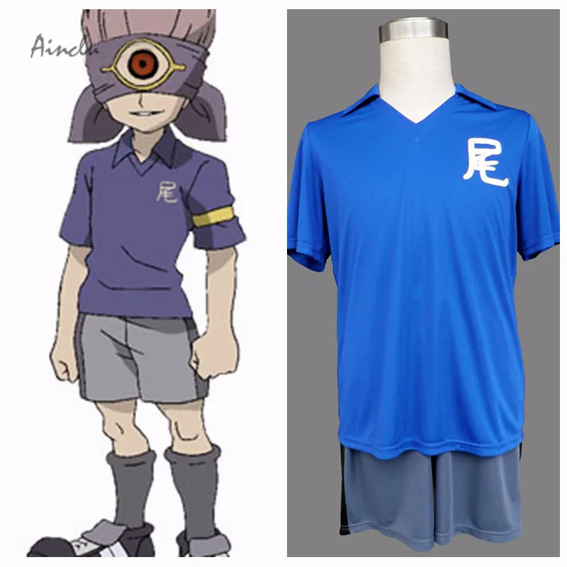 Ainclu/Новинка бесплатная доставка Inazuma Eleven аниме Okaruto школьная майка среднего