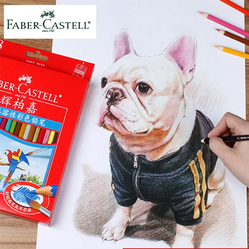 72 faber castell акварельные карандаши 48 набор aquarelle 24 пастилки карандаш