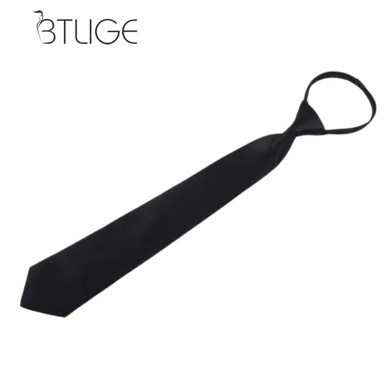 BTLIGE черный зажим для галстука защитный галстук портье стюард матовый черный галстук для похорон аксессуары для одежды