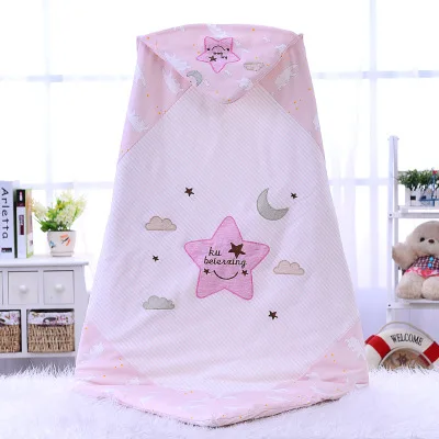 BBSONG новые детские хлопковые мягкие пеленки детские постельные принадлежности для новорожденных декоративное полотенце для завёртывания для пеленания спальный мешок 90*90 см - Цвет: Pink